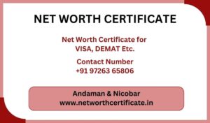 Net Worth Certificate Service in Andaman & Nicobar