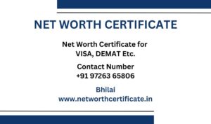 Net Worth Certificate Service in Bhilai