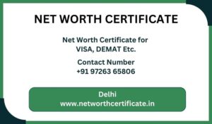 Net Worth Certificate Service in Delhi