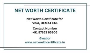 Net Worth Certificate Service in Gwalior