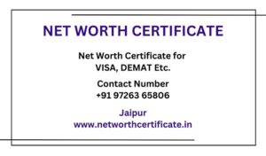 Net Worth Certificate Service in Jaipur