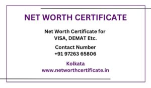 Net Worth Certificate Service in Kolkata