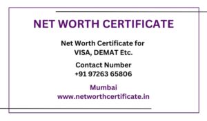 Net Worth Certificate Service in Mumbai