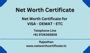 Net Worth Certificate Service in Rajasthan