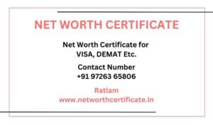 Net Worth Certificate Service in Ratlam