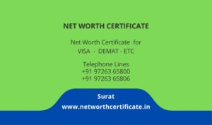 Net Worth Certificate Service in Surat