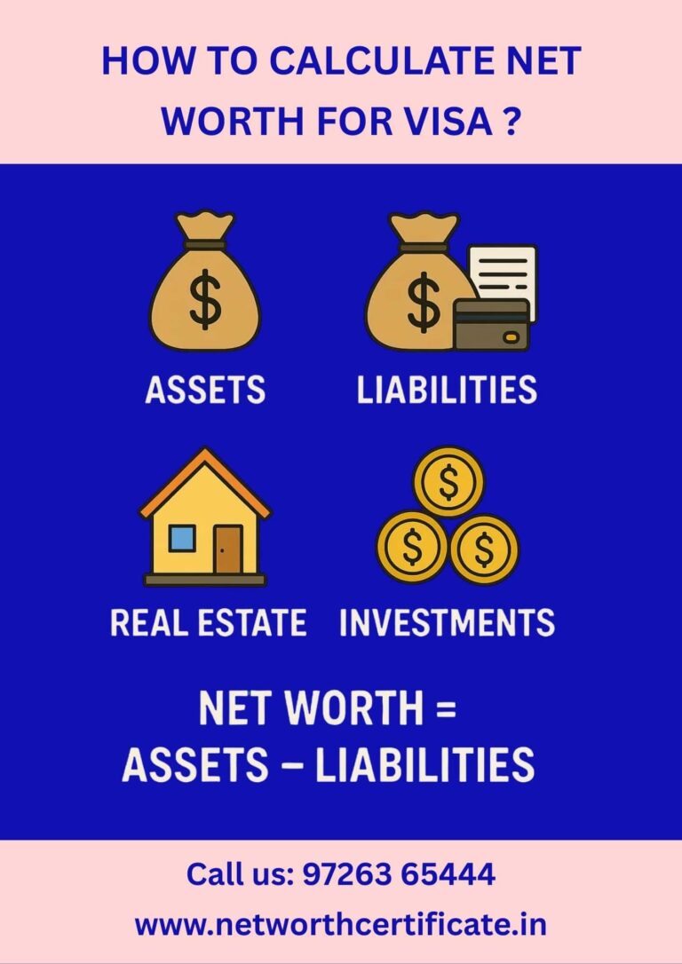 Net Worth Calculation for Visa